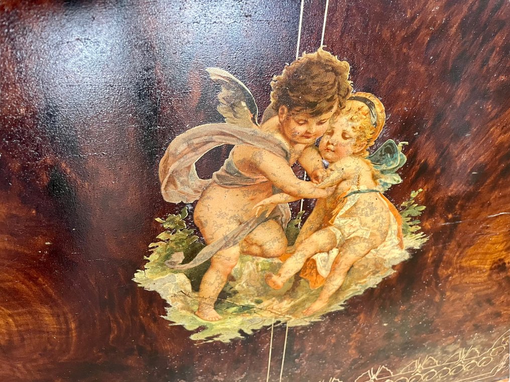 Cav. Nicola De Risi - Bett (2) - Eisen - handgemalt #4.3