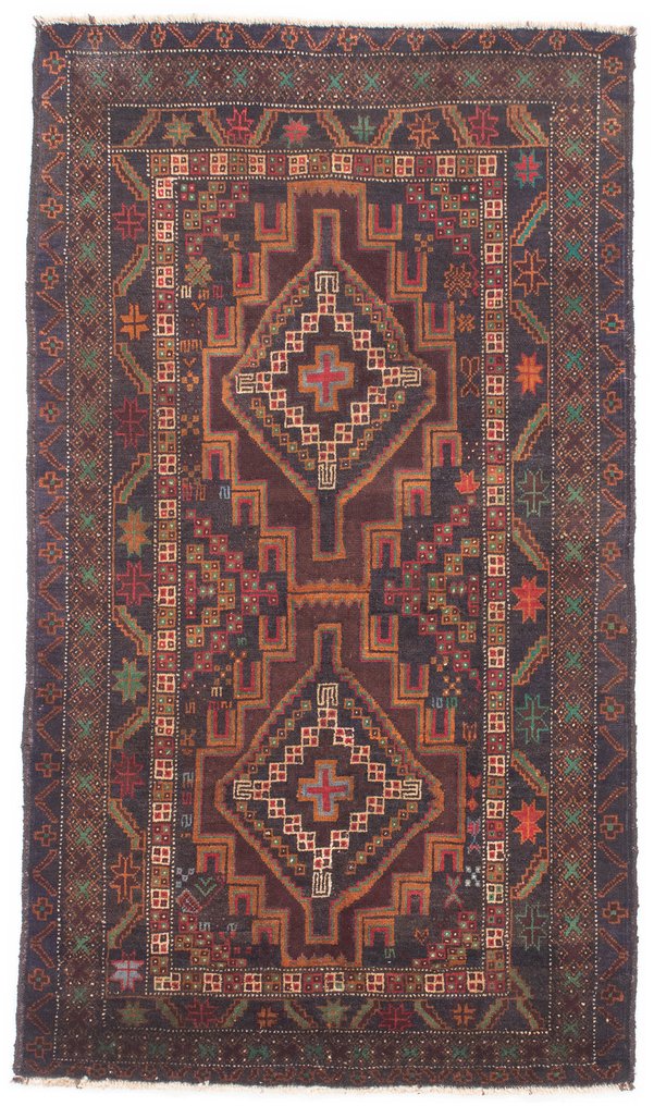 Teppich - 152 cm - 85 cm - Baluchi Afghanen #1.0