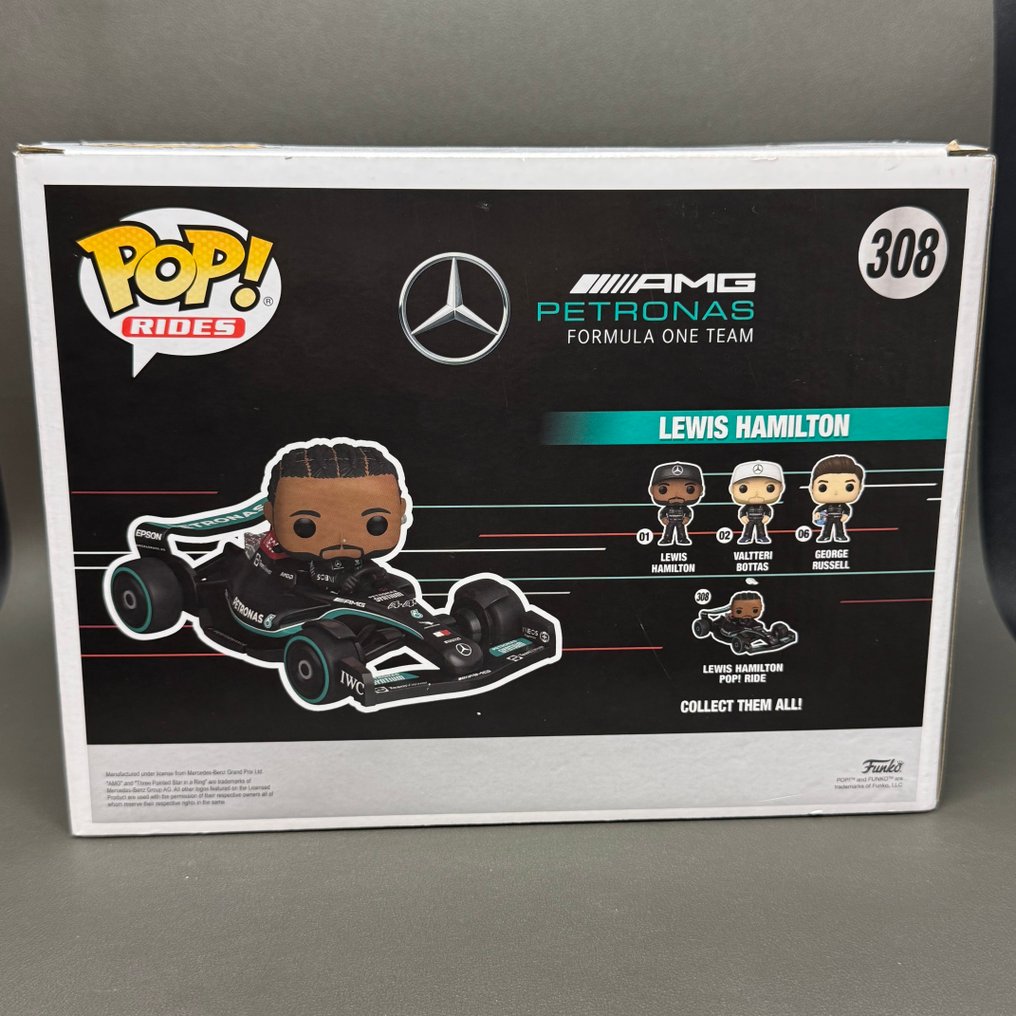 梅 赛 德 斯 - 刘易斯·汉密尔顿 - 2024 - Funko Pop Rides  #3.2