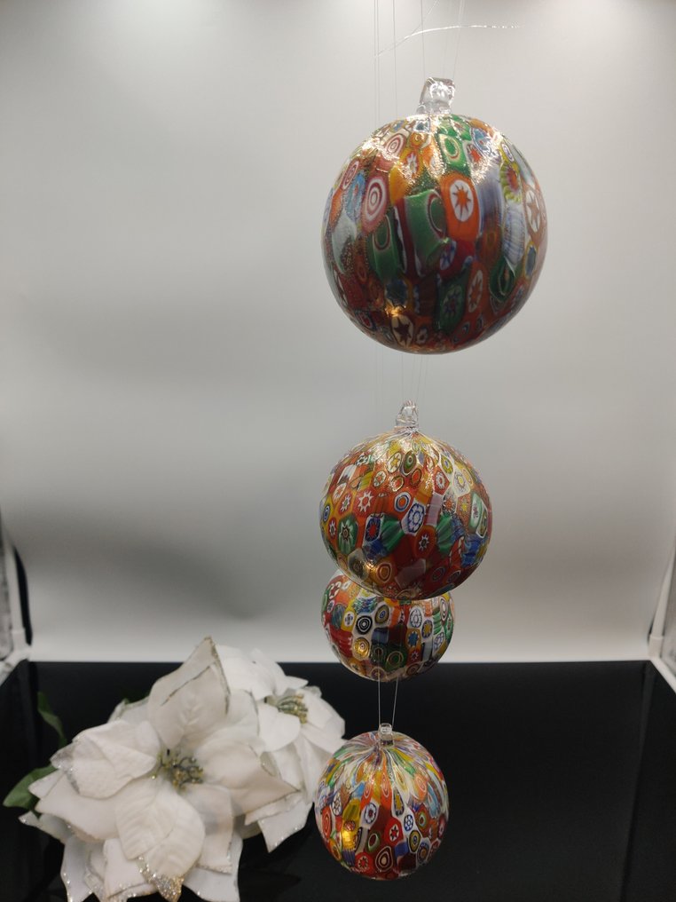 裝飾飾物 (4) - Murano - 圣诞球 - Murrine Millefiori - 義大利 #2.1