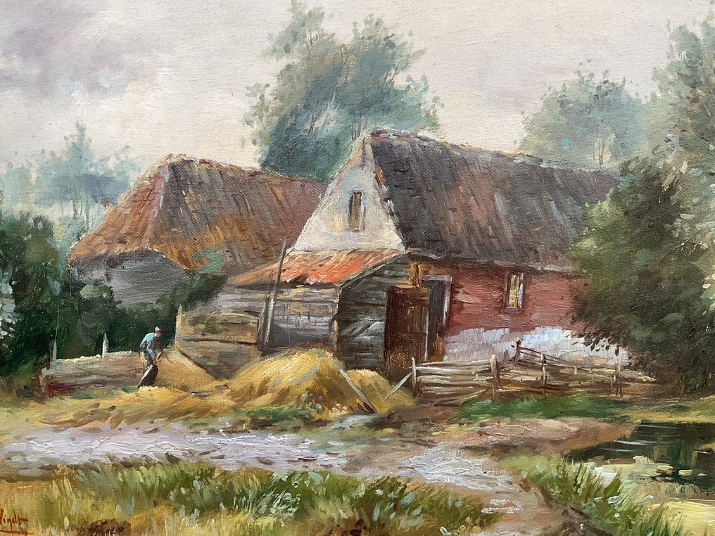 Chris van der Windt (1877-1952) - Boerderij. #4.3