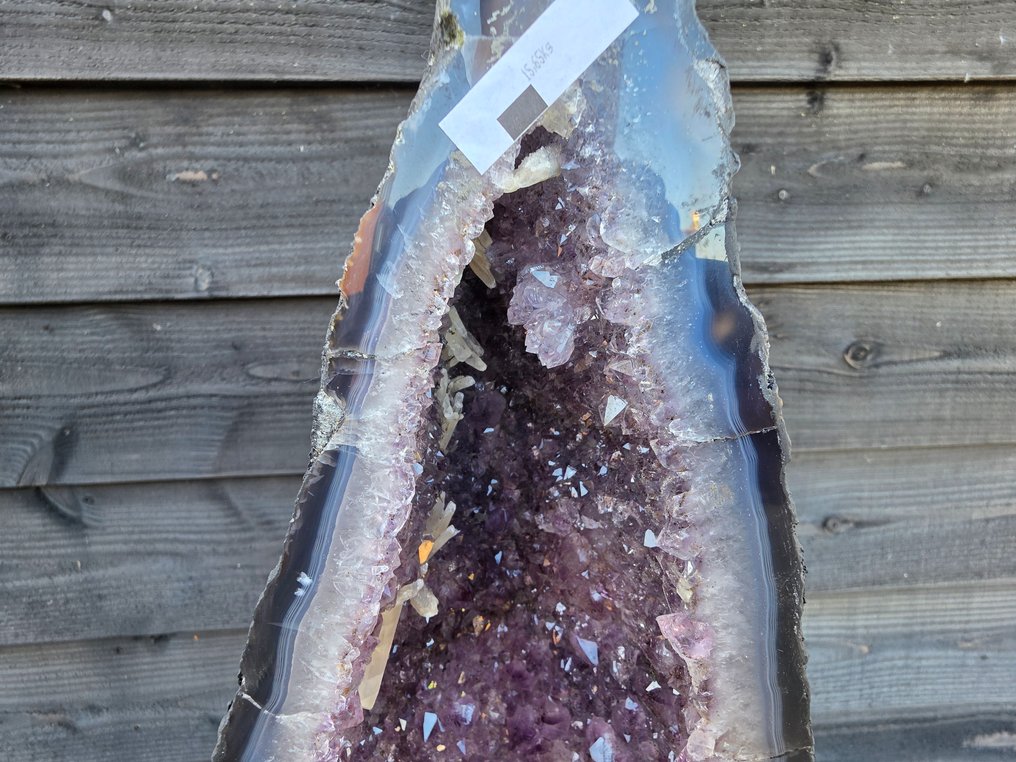 特大紫水晶晶簇 紫水晶 - 高度: 56.5 cm - 宽度: 21 cm- 15.65 kg #4.3