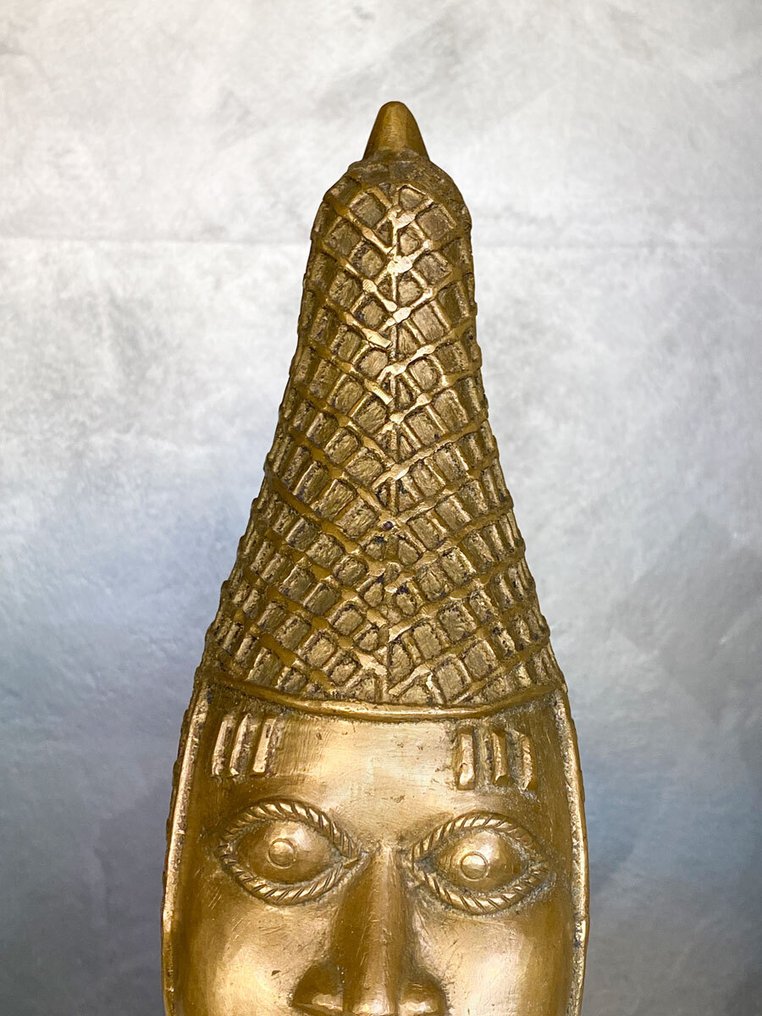 贝宁王国的伊迪亚女王青铜头雕像 - 尼日利亞 (沒有保留價) #3.2