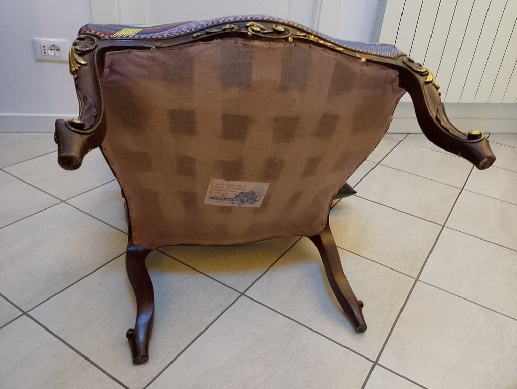 Carlo Galizzi - 扶手椅子 - 小牛皮 #1.0