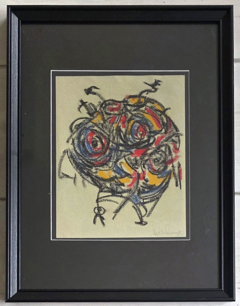 Theo Wolvecamp (1925-1992) - abstracte compositie - #4.3