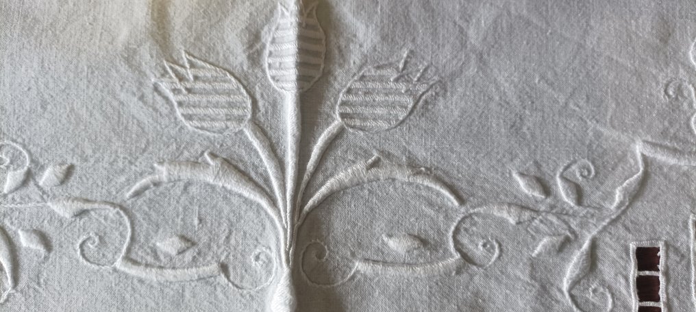 梦想床单或祖父母宝箱的帘子，配有精美的手工刺绣。 - 床單 (2)  - 225 cm - 150 cm #3.2