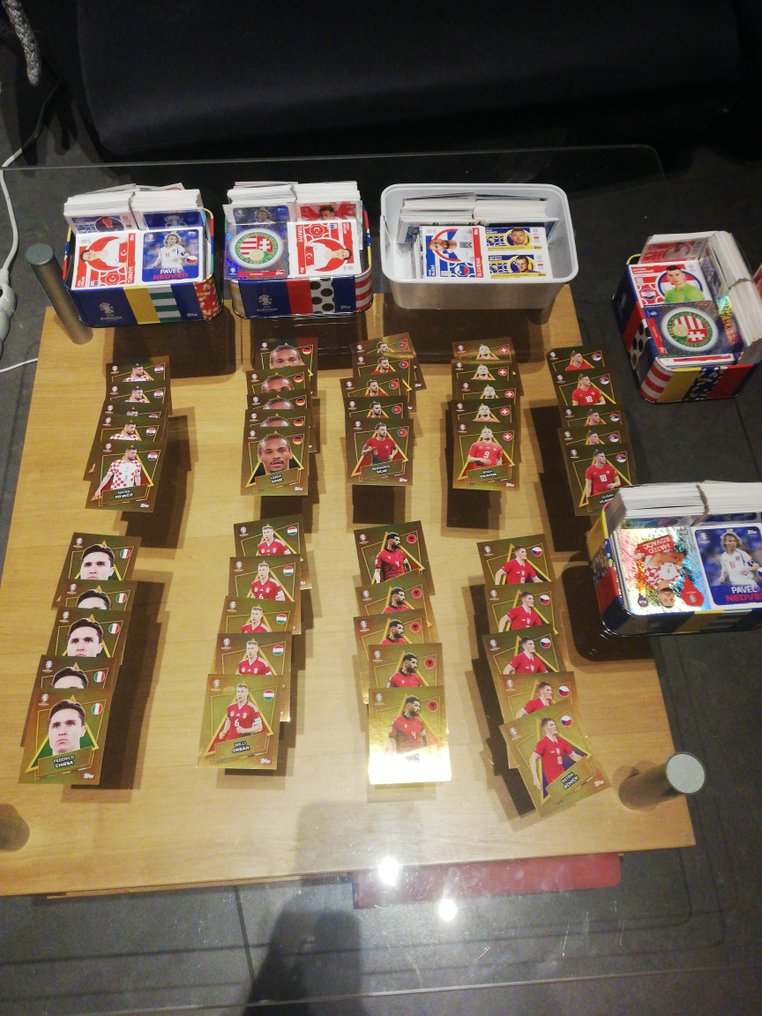 Topps Euro 2024 - 5 Complete sets + 45 Signature SP + 9 regular SP - Mixed collection - Excellent (EX) #1.0