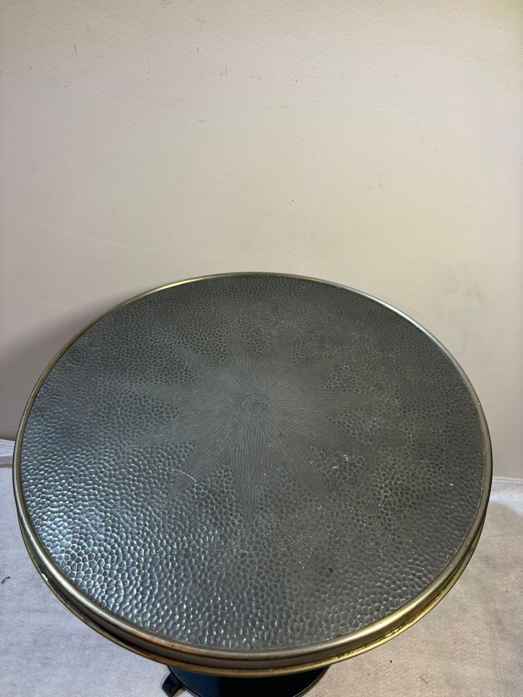 E.M - Βοηθητικό τραπεζάκι (6) - Artdeco - ξύλο - χαλκός - μέταλλο - Rokerstafel & Toebehoren #4.3