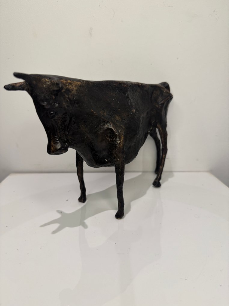 Γλυπτό, Rzeźba z brązu Styl Pablo Picasso - 14 cm - Πατιναρισμένος μπρούτζος #2.1