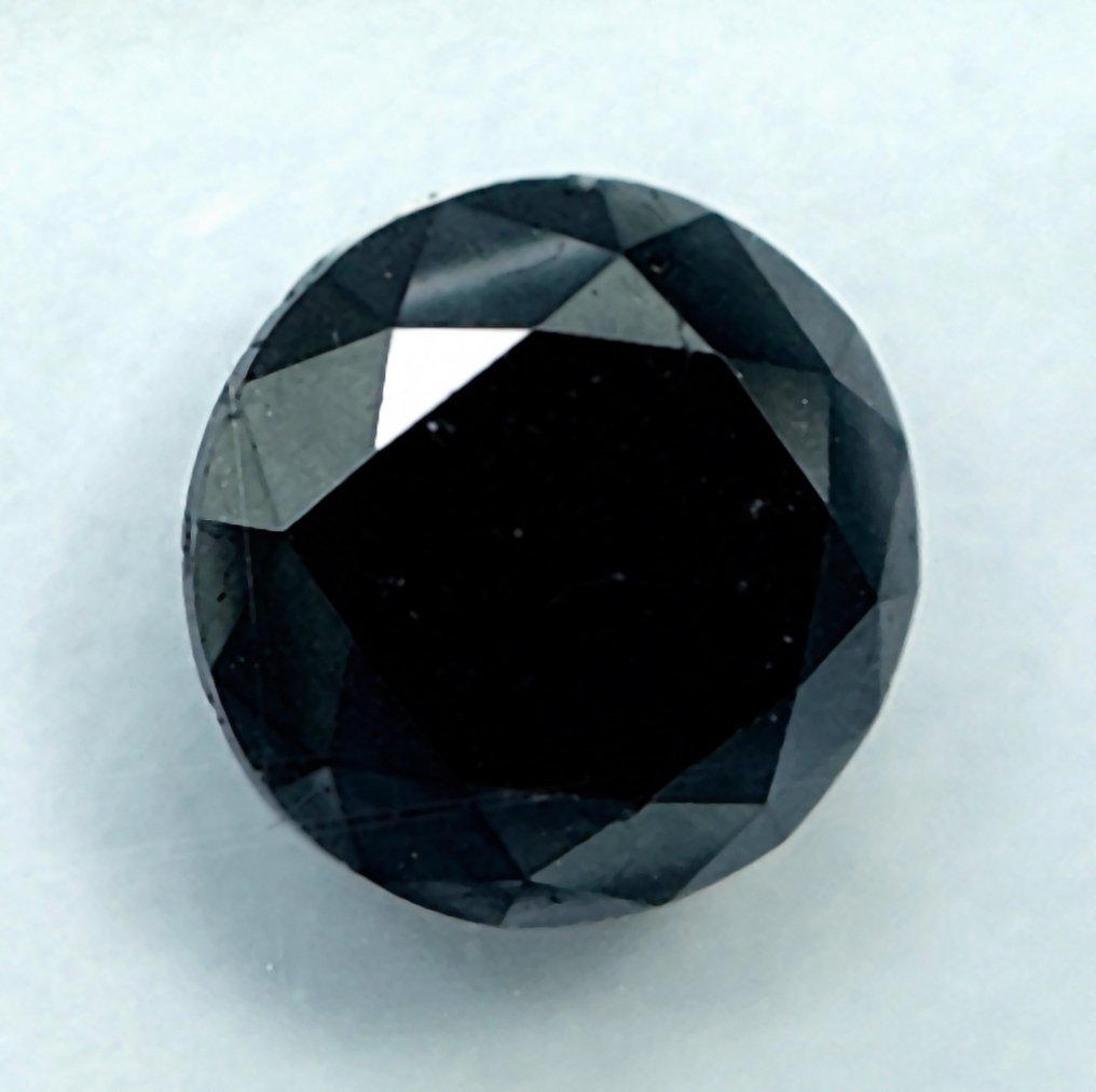 No Reserve Price - 1 pcs Diamond  (Colour-treated)  - 1.24 ct - Round - Not specified in lab report - International Gemological Institute (IGI) #2.1