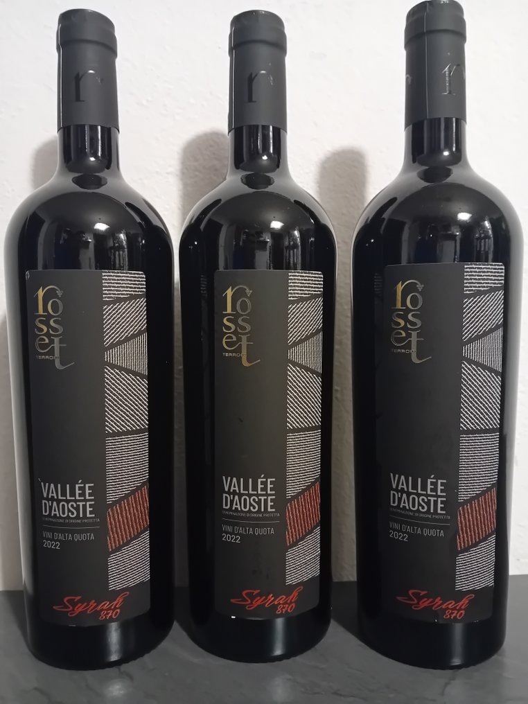 2022 Rosset, Syrah 870 - 奧斯塔谷 - 3 瓶 (0.75L) #1.0