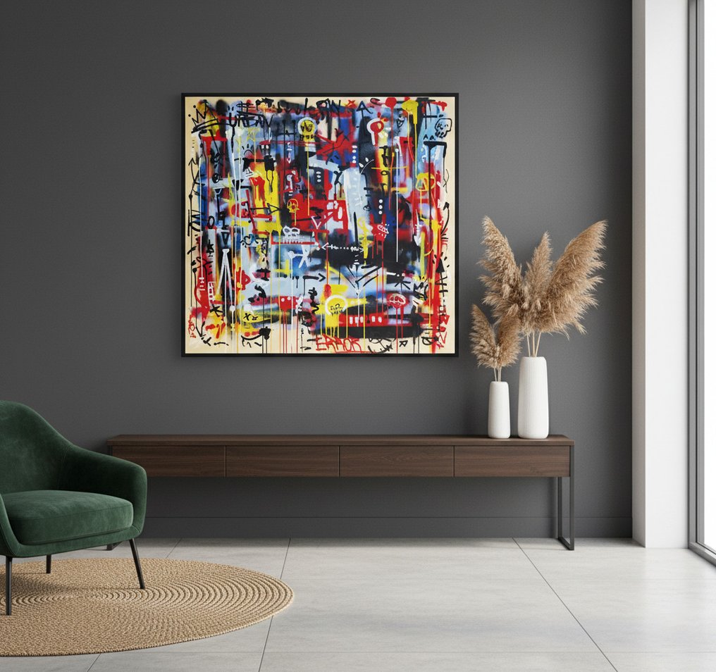 Omhie (1986) - The Scar - Materic Neo-Expressionism · Street Art #2.1