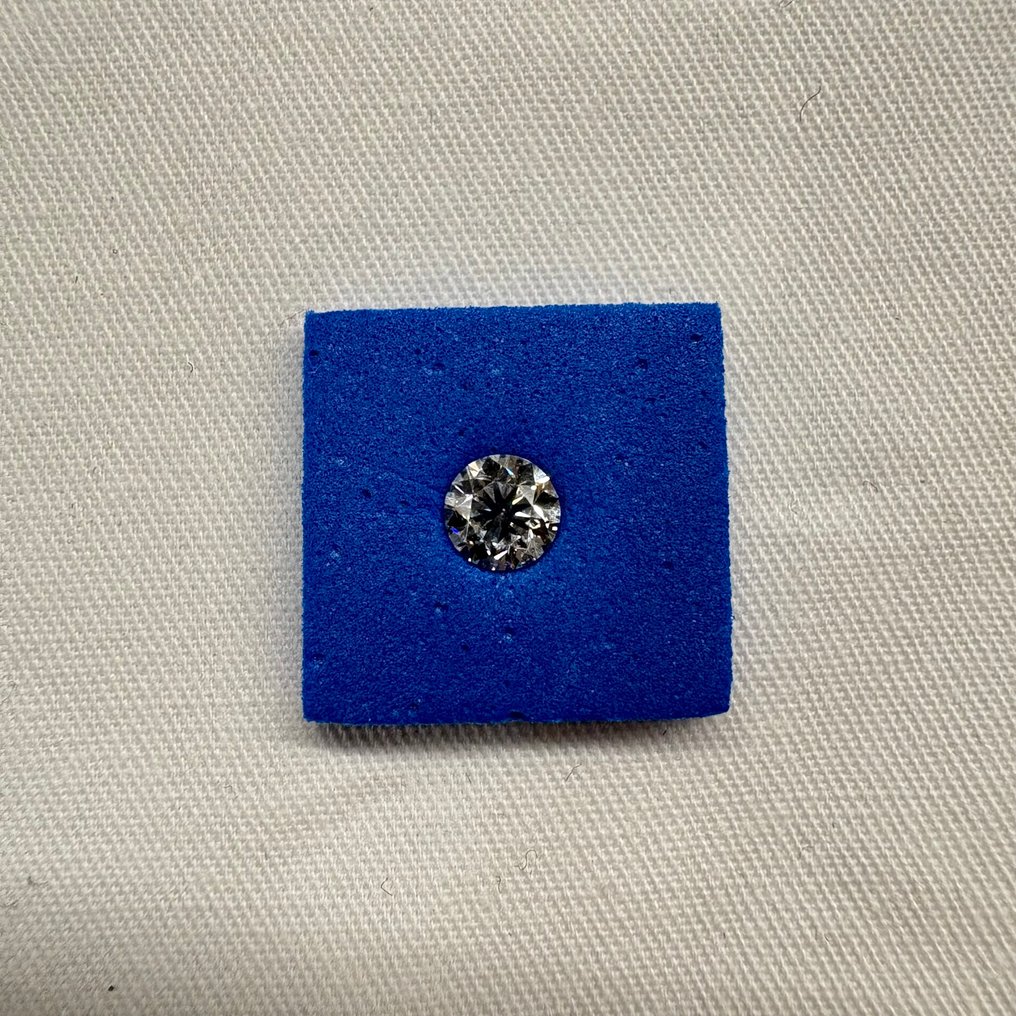 2 pcs 鑽石 (天然) - 0.80 ct - 圓形 - H(次於白色的有色鑽石) - IF - 國際寶石學院(International Gemological Institute (IGI)) #4.3