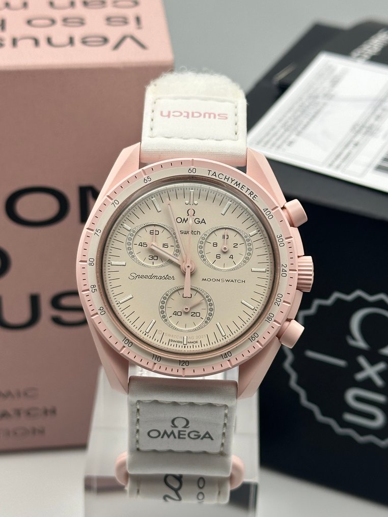 Omega x Swatch - MoonSwatch - Mission to Venus - Ingen mindstepris - SO33P100 - Unisex - 2020+ #1.0