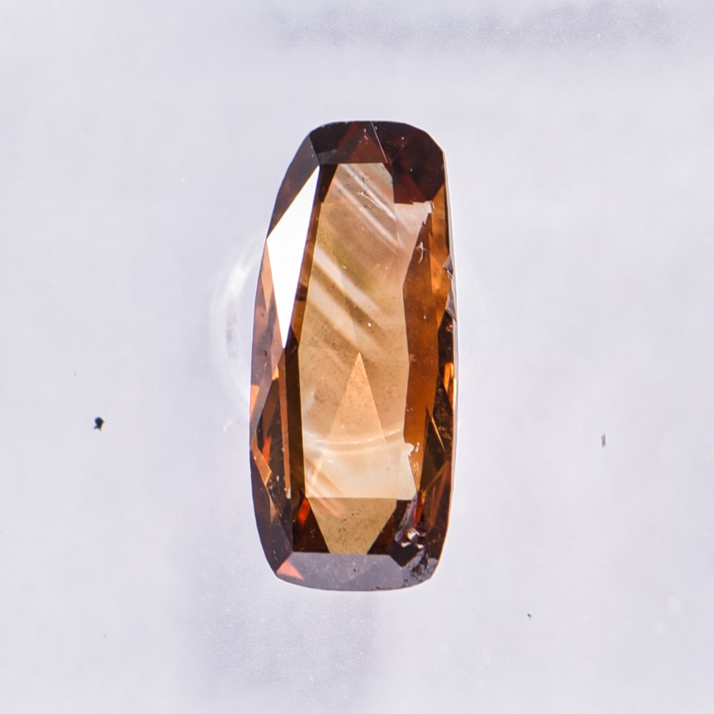 没有保留价 - 1 pcs 钻石  (天然色彩的)  - 0.42 ct - 枕形 - Fancy deep 稍帶黄色的 橙色 - SI1 微内含一级 - 国际宝石研究院（IGI） - VG #2.1