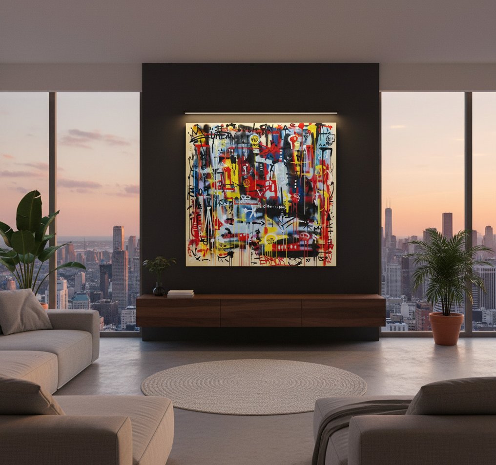 Omhie (1986) - The Scar - Materic Neo-Expressionism · Street Art #4.3