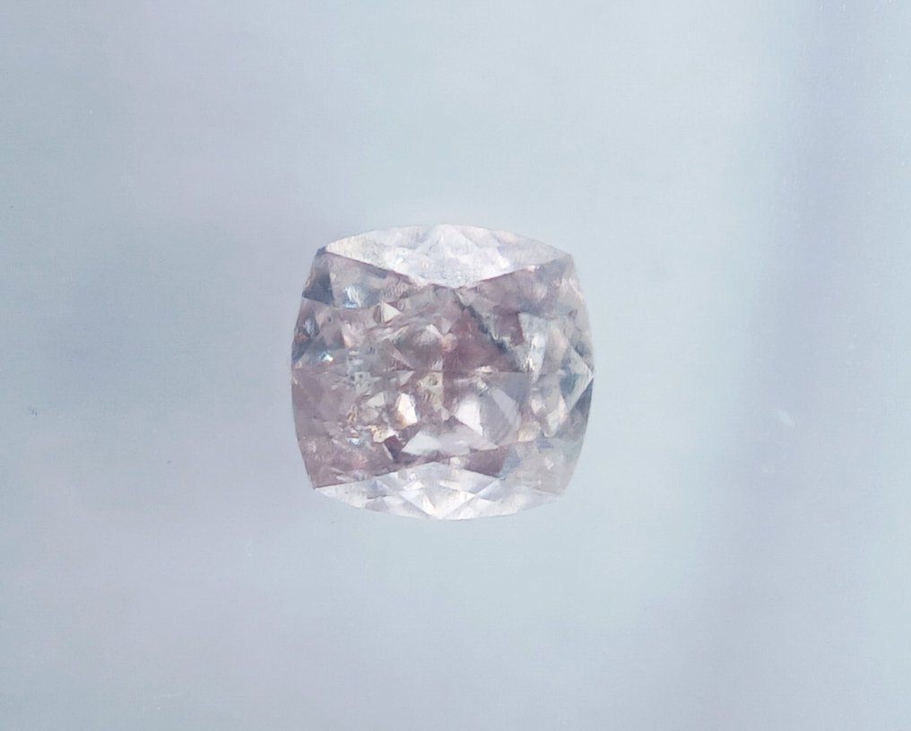 χωρίς τιμή ασφαλείας - 1 pcs Διαμάντι (Φυσικού χρώματος) - 0.32 ct - Τετράγωνο - Fancy Καφετί Ροζ - I1 - International Gemological Institute (IGI) - Καφετί ροζ #1.0