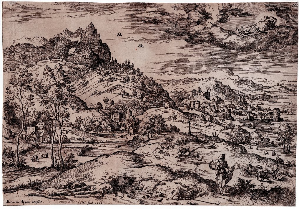 Hieronymus Cock (1517-1570) - Mercury And Argus - 1558 #4.3