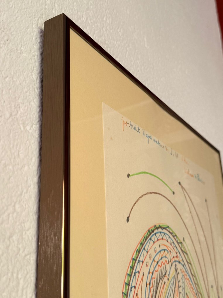 Jean Cocteau (1889-1963) - portrait d'après nature p. J.M. #3.2