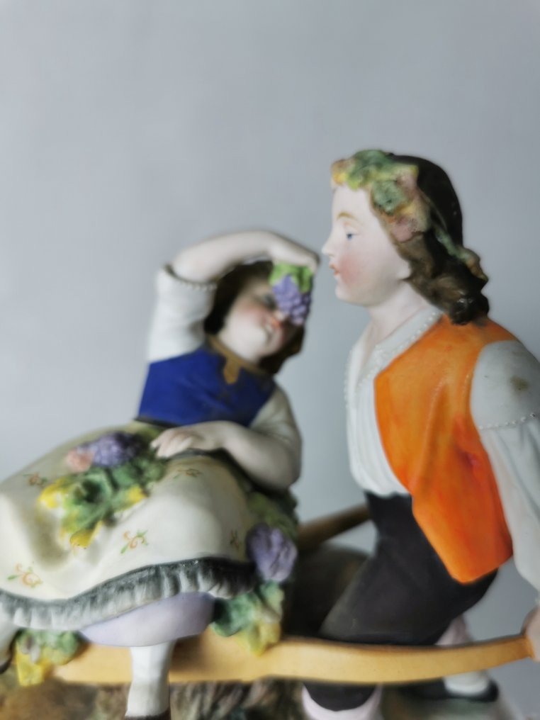 塑像, Scatola colorata H. 22 cm - 22 cm - 瓷 #1.0