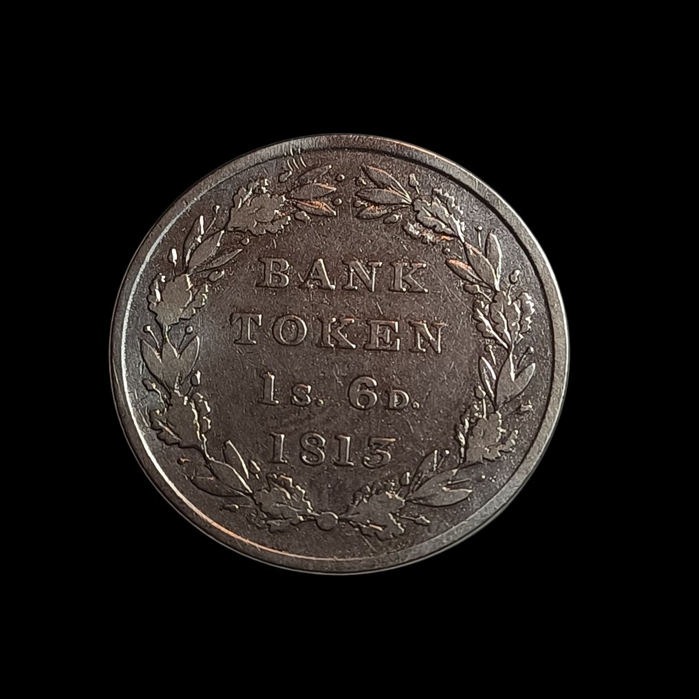 英国. 乔治三世. Bank token 1s 6d 1815,  1s 6d  (没有保留价) #1.0