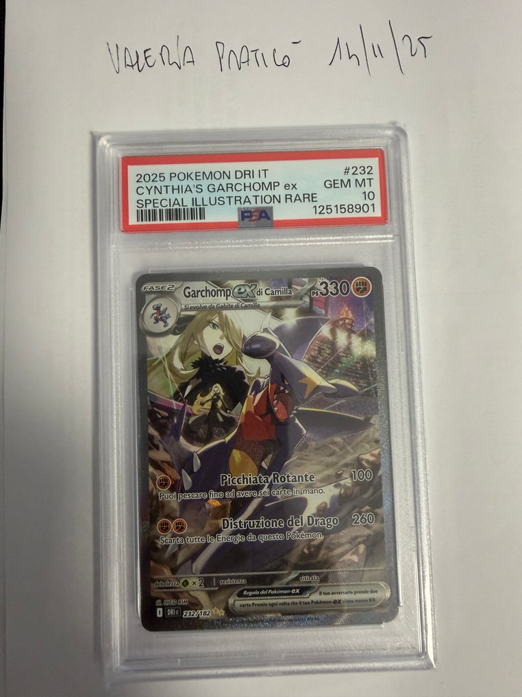 Pokémon - 1 Graded card - Garchomp 232/182 Alternativ kunst, Full kunst, Folie - PSA 10 - Scarlet & Violet #2.1