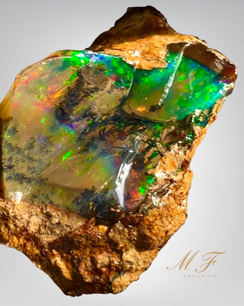 150 καράτια - φυσική κρυσταλλική Opale AAA+++ XXL - χωρίς επεξεργασία. Υψηλής ποιότητας κρυστάλλινο opale. - Ύψος: 50 mm - Πλάτος: 30 mm- 30 g - (1) #2.1