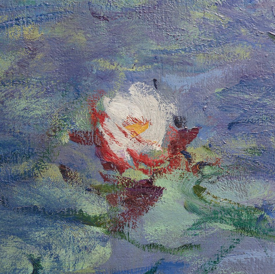 After Claude Monet (1840-1926) - Nymphéas I - Le Matin #1.0