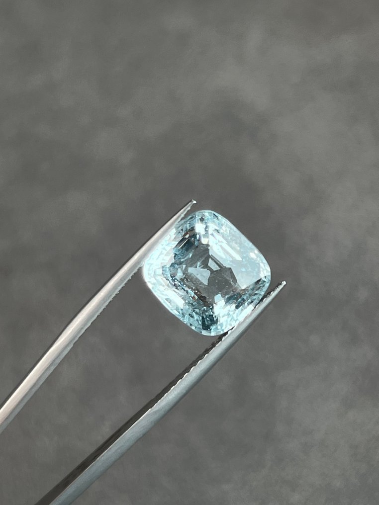 1 pcs Blauw Aquamarijn - 9.56 ct - Antwerp Laboratory for Gemstone Testing (ALGT) #1.0
