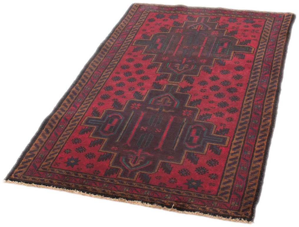 Teppich - 140 cm - 87 cm - Baluchi Afghanen #1.0