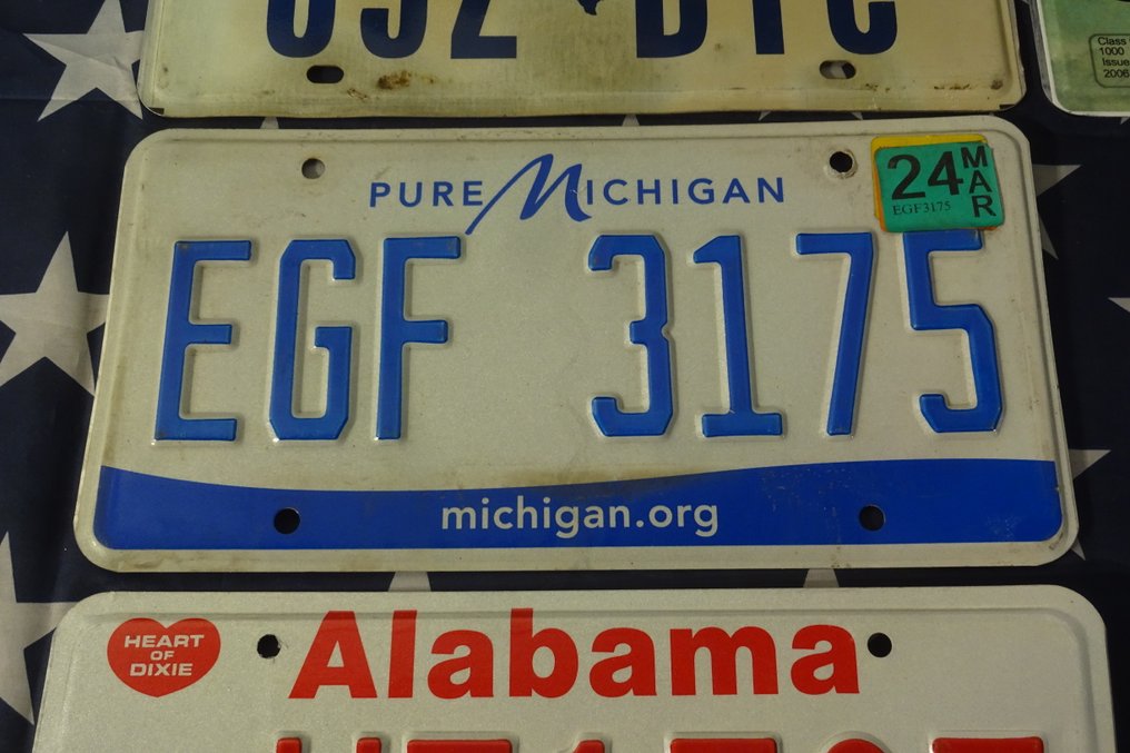 Number plate (10) - USA - Amerikaanse nummerplaten #4.3