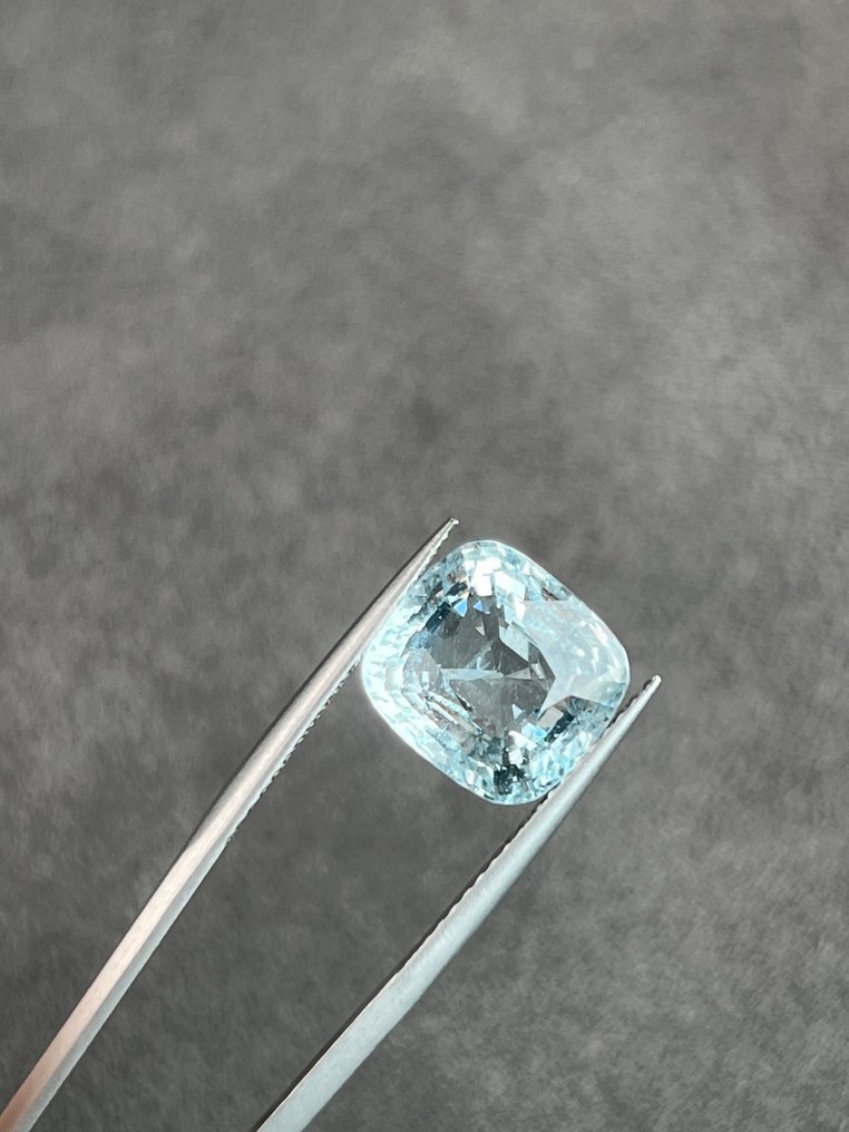 1 pcs Blauw Aquamarijn - 9.56 ct - Antwerp Laboratory for Gemstone Testing (ALGT) #2.1