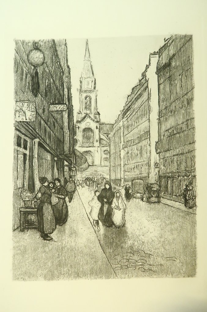 Roger Dévigne / Jules Adler - Ménilmontant [num. sur vélin 12/135] - 1937 #1.0