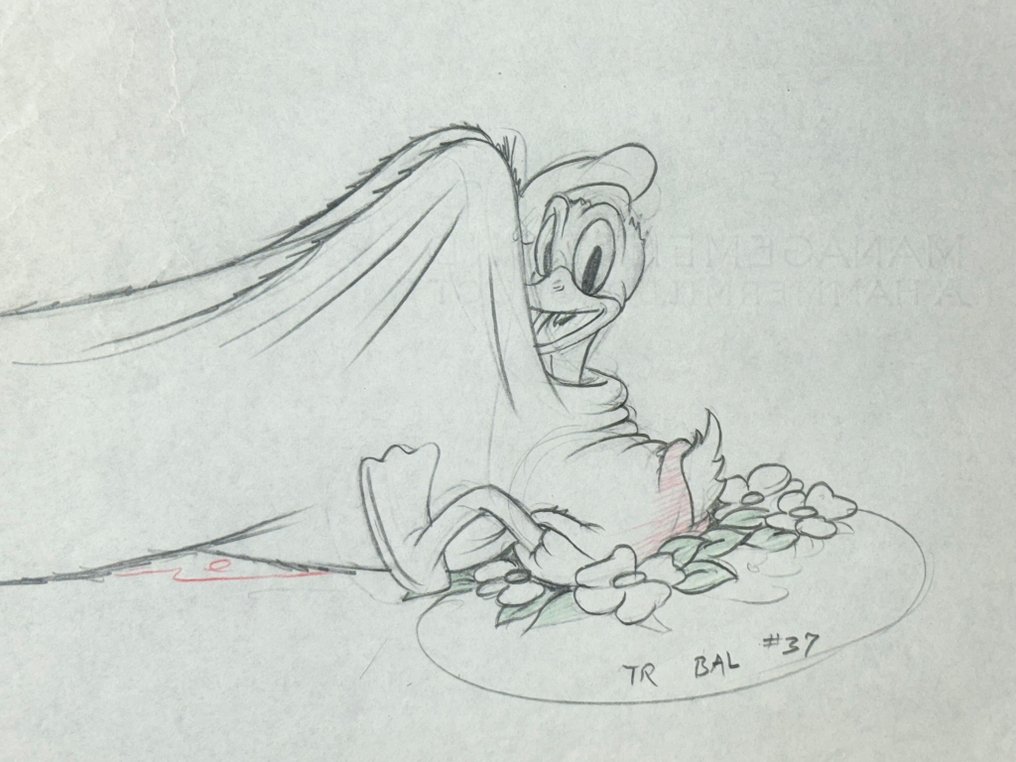 Walt Disney - Donald Duck Production Drawing (1937) - Moose Hunters #3.2