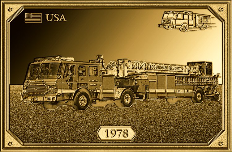 10 x 1/1000 troy oz - 金 .999 - Fire Brigade Internaticional Coins Set III (w/ Display Case & Coa) #2.1