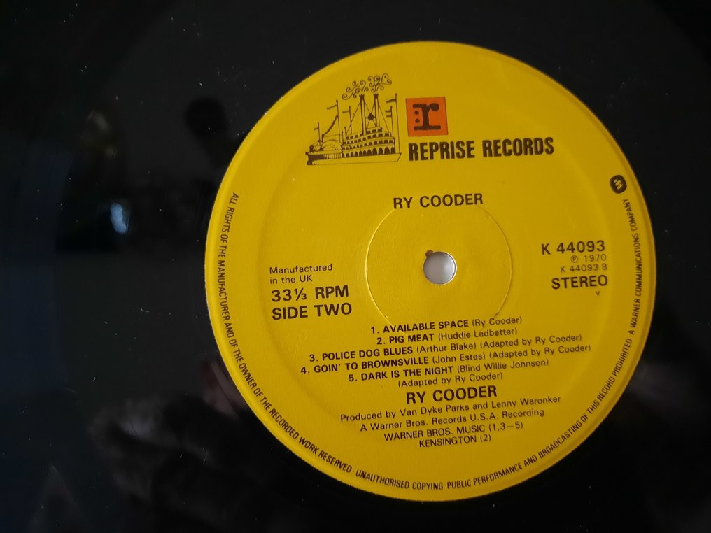 Ry Cooder, Robert Palmer & Related, Jona Lewie - 8 x album - Useita teoksia - Yksittäinen vinyylilevy - 1st Pressing - 1970 #4.3