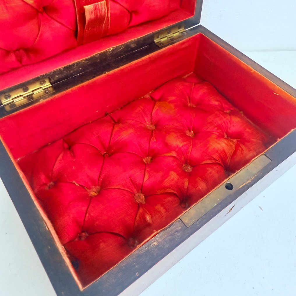 珠宝盒 - 首饰盒 - 紫檀木放大镜，镀金铜和珍珠母 - 拿破仑三世 #4.3