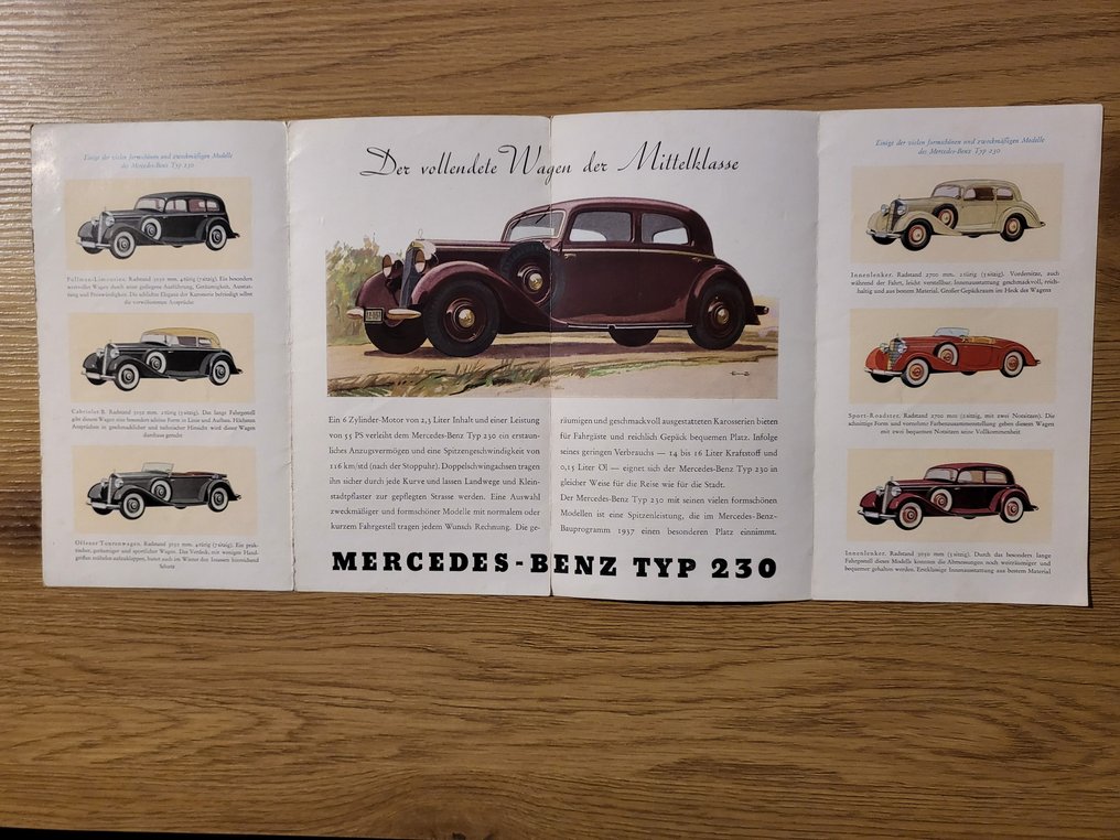 Mercedes Benz Typ 320 i 230 - Brochure - 1937 #3.2