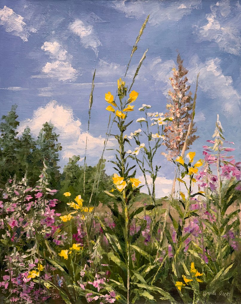 Irina Alex (1961) - Fleurs Sauvages sous le Ciel d’Été #1.0