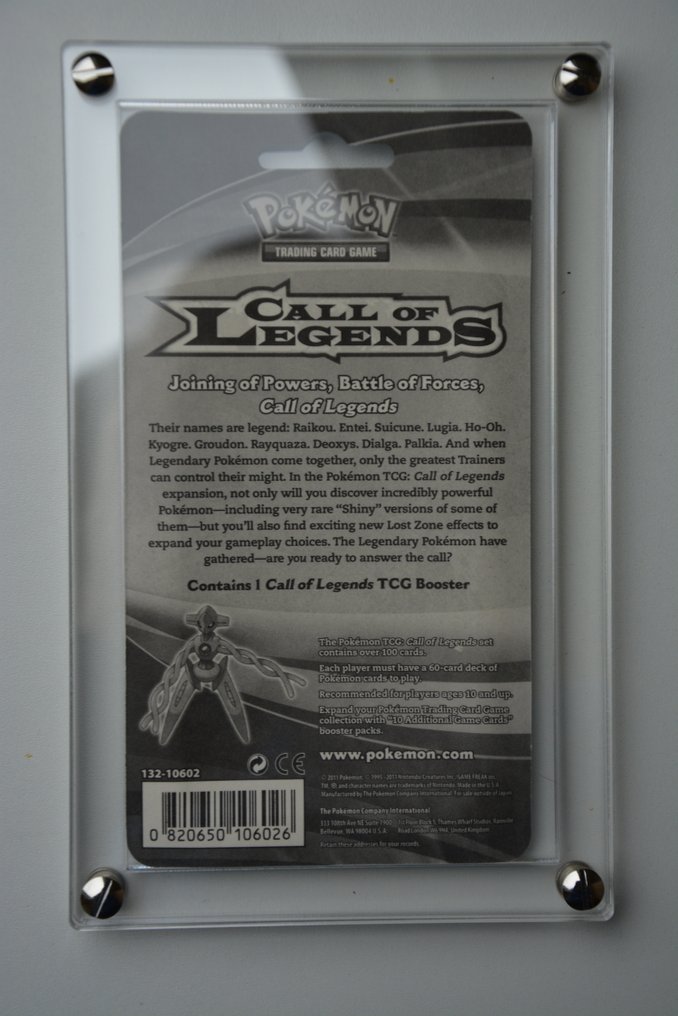 Pokémon - 1 Blister-pakke - Pokémon Call of Legends 2011 Booster Blister Pack Lugia Art Factory Sealed - Various sets #4.3