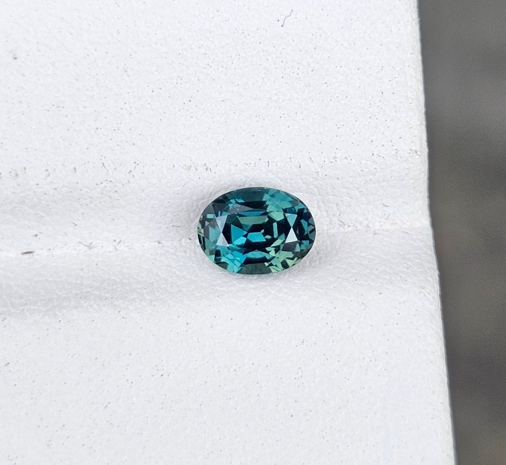 没有保留价 - 1 pcs  双色, 绿色, 蓝色 蓝宝石  - 1.23 ct - 国际有色宝石协会（ICA GemLab） - 无加热 顶级品质 #4.3