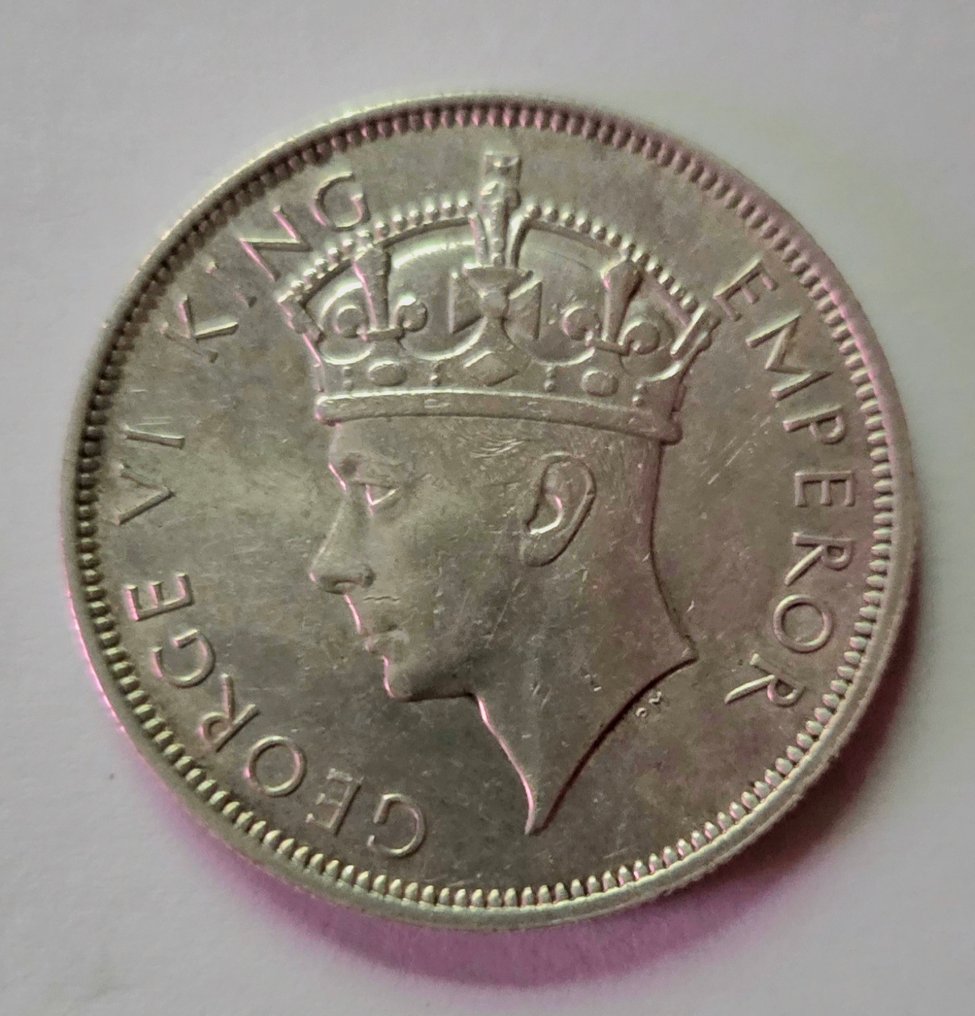 Rhodesie du Sud. George VI. 1/2 Crown 1937 (Sans prix de réserve) #1.0