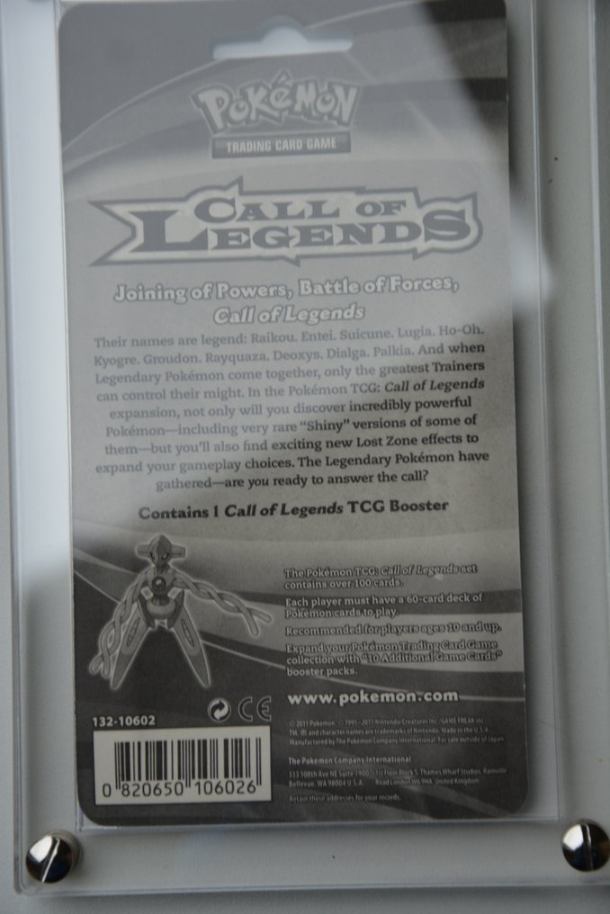 Pokémon - 1 Blister-pakke - Pokémon Call of Legends 2011 Booster Blister Pack Lugia Art Factory Sealed - Various sets #3.2