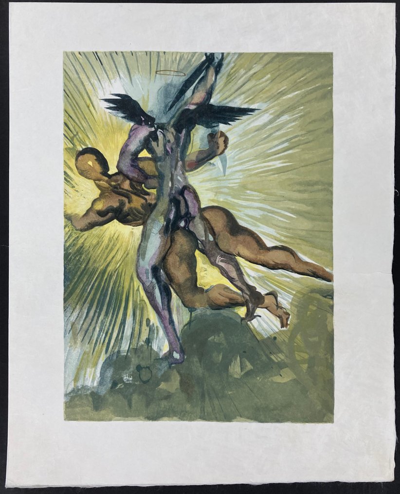 Salvador Dali (1904-1989) - The guardians of the valley of the Princes - on Japon Nacré paper #1.0