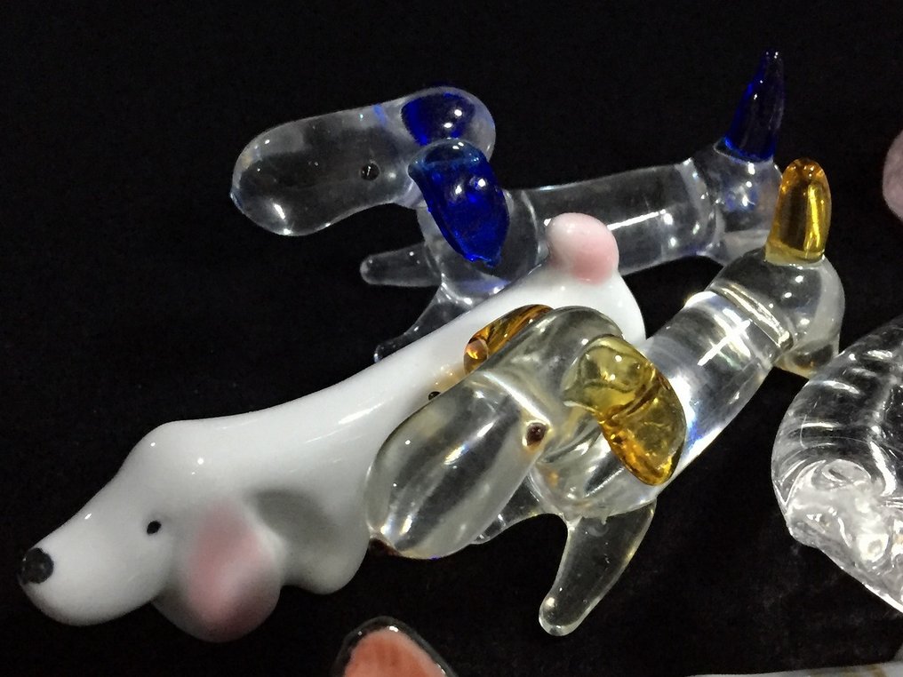 Japanese - Statua, Unique Set of 40 / Japanese Vintage Pottery Chopstick Rest Set - 0 cm - Ceramica, Porcellana #3.2