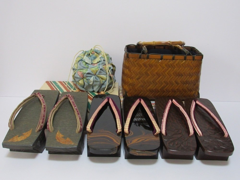 Krat - Hout - Vrouwen geta sandalen, setje #1.0