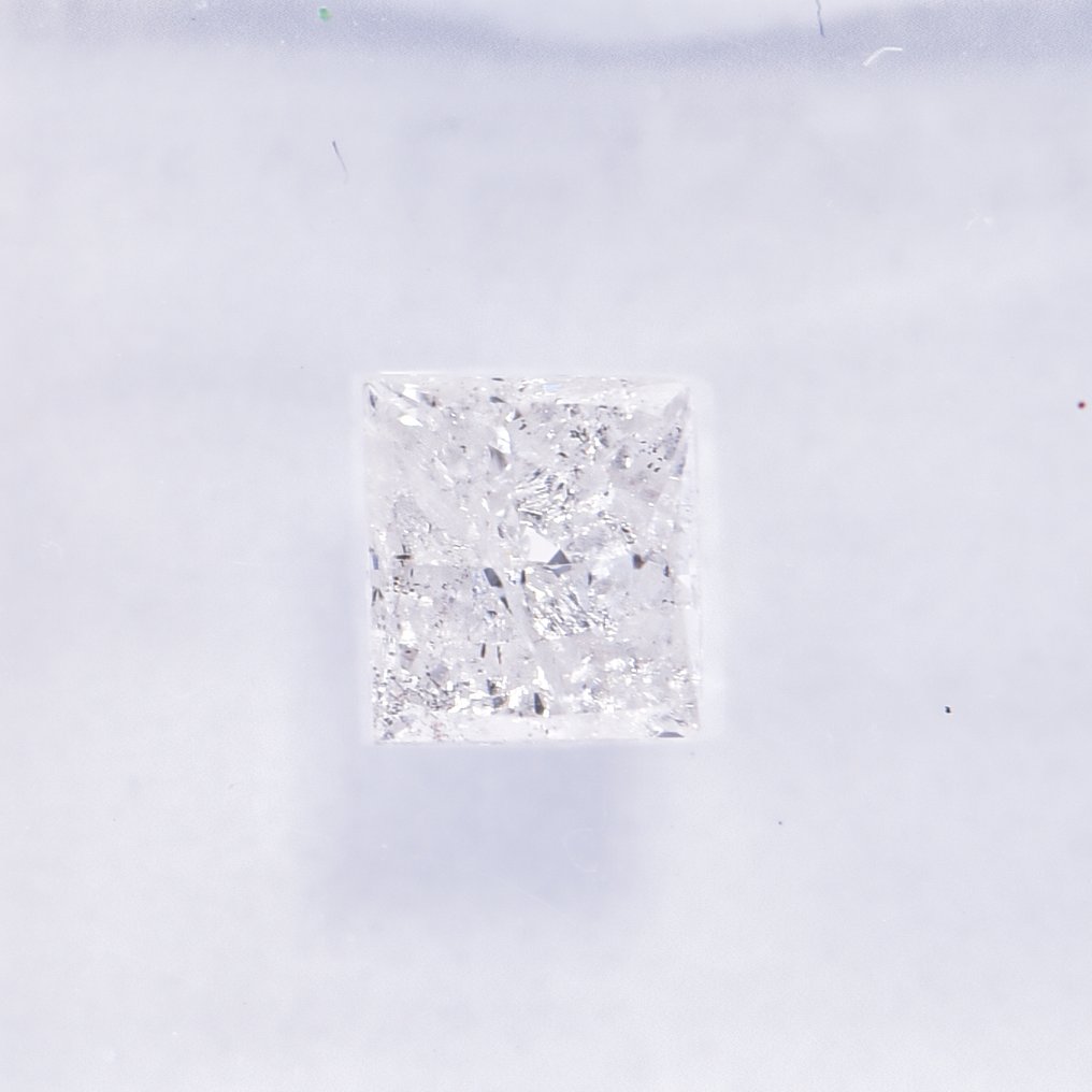 Sem preço de reserva - 1 pcs Diamante  (Natural)  - 0.46 ct - Retângulo - F - I3 - International Gemological Institute (IGI) - VG #1.0