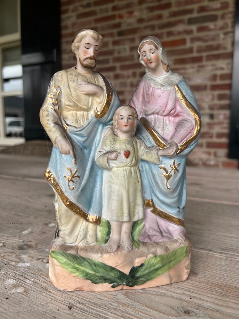 Αγαλματίδιο - Set van 5 religieuze beelden (5) - Κεραμικό, Πορσελάνη #1.0