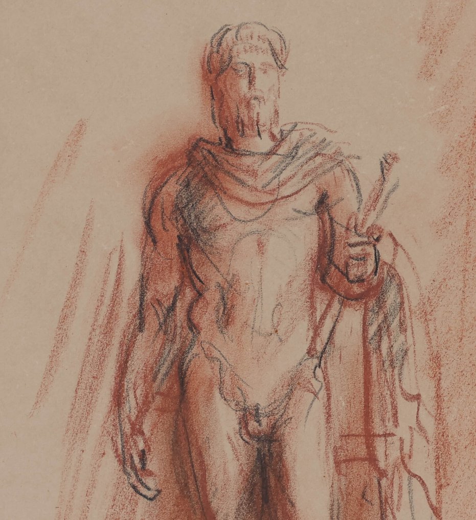 Marius Bauer (1867-1932) - Beeld in het Louvre #2.1