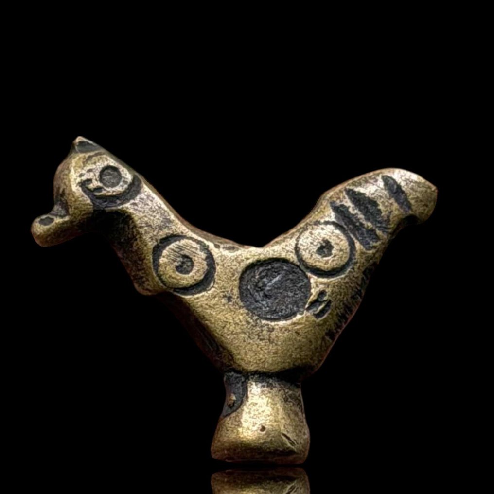 Αρχαία Ρωμαϊκή Μπρούντζος Bird Figure αντίγραφο - 1.5 cm  (χωρίς τιμή ασφαλείας) #1.0